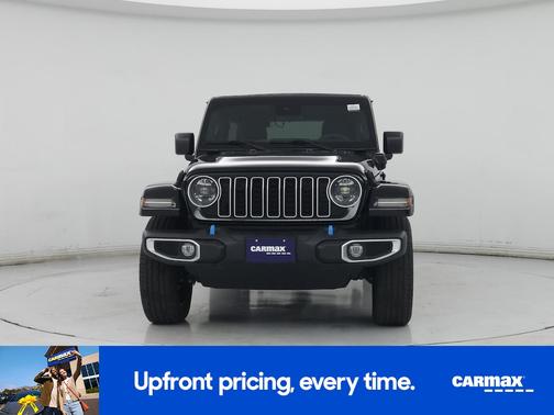 Black 2024 Jeep Wrangler 4xe Sahara