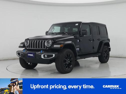 Black 2024 Jeep Wrangler 4xe Sahara
