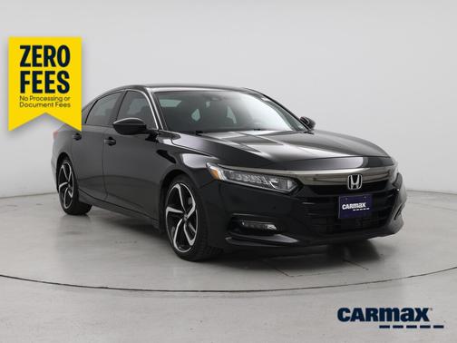 Black 2018 Honda Accord Sport