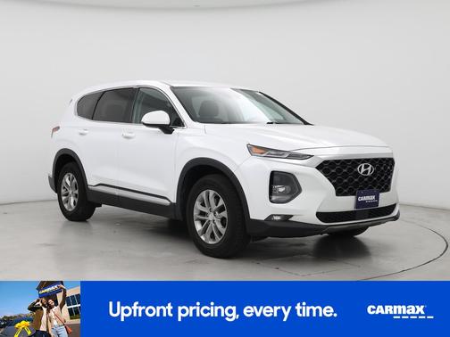 White 2020 Hyundai SANTA FE SEL