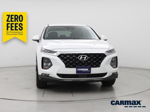 White 2020 Hyundai SANTA FE SEL