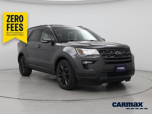 Gray 2018 Ford Explorer XLT