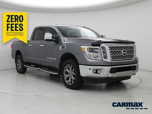 Gray 2018 Nissan Titan XD Platinum Reserve