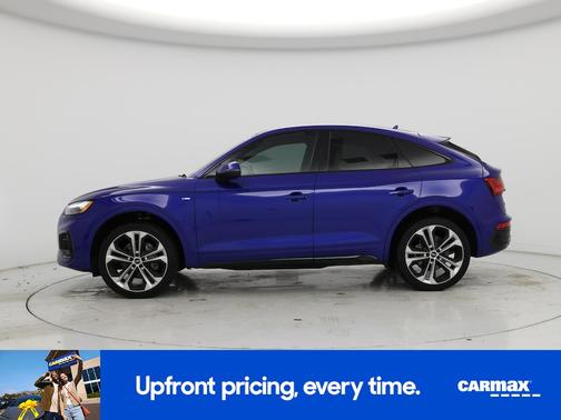 Blue 2022 Audi Q5 Sportback S-Line Prestige
