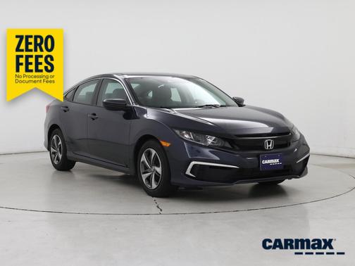 Blue 2020 Honda Civic LX