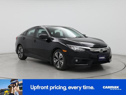 Black 2016 Honda Civic EX-L