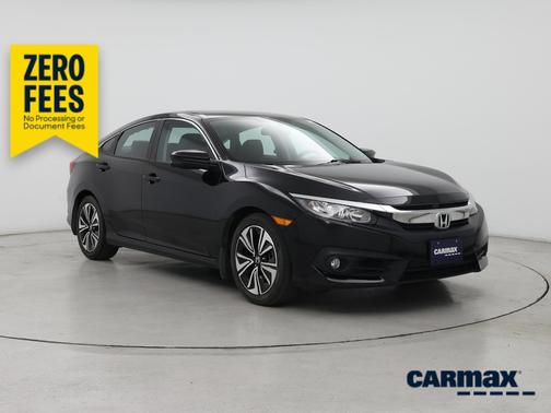 Black 2016 Honda Civic EX-L