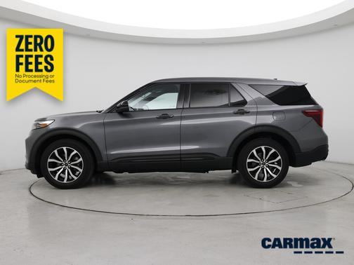 Silver 2021 Ford Explorer ST