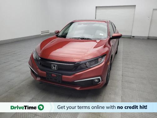 Orange 2019 Honda Civic EX
