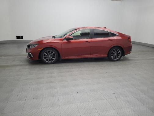 Orange 2019 Honda Civic EX