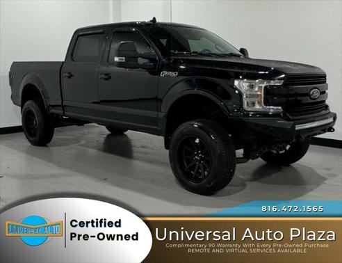 Shadow Black 2018 Ford F-150 Lariat