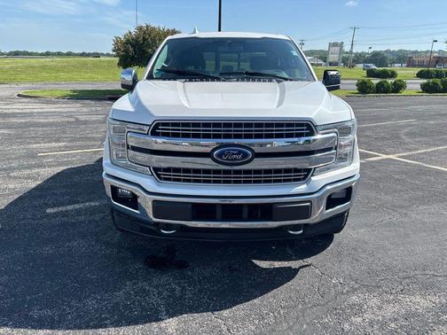 White Platinum Metallic Tri-Coat 2018 Ford F-150 Lariat