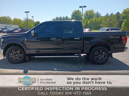 Shadow Black 2017 Ford F-150 Lariat