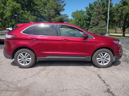 Ruby Red Metallic 2017 Ford Edge SEL