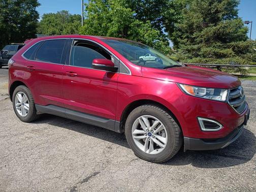 Ruby Red Metallic 2017 Ford Edge SEL