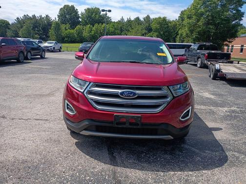 Ruby Red Metallic 2017 Ford Edge SEL