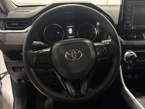 Super White 2021 Toyota RAV4 Hybrid LE