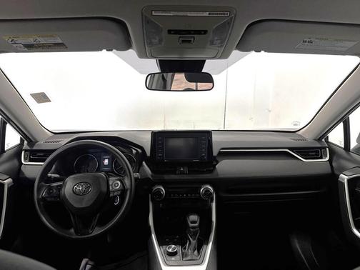 Super White 2021 Toyota RAV4 Hybrid LE