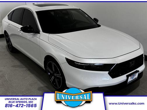 White 2024 Honda Accord Hybrid Sport