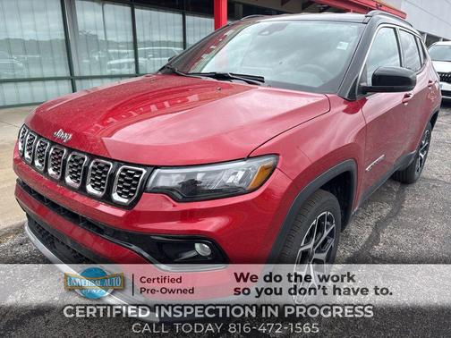 Red Hot Pearlcoat 2025 Jeep Compass Limited