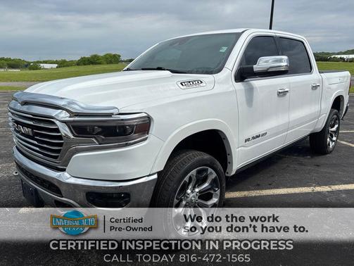 Bright White Clearcoat 2020 RAM 1500 Longhorn