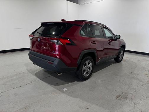 Red 2022 Toyota RAV4 Hybrid XLE