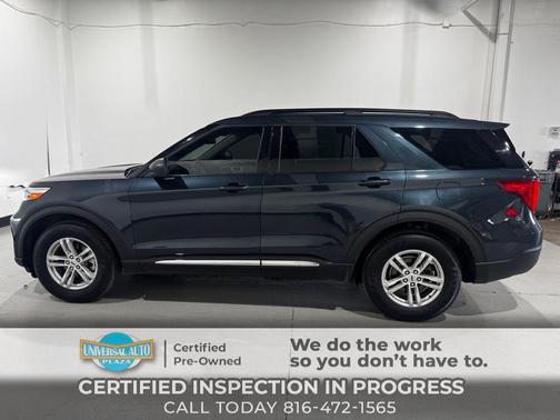 Blue Metallic 2023 Ford Explorer XLT