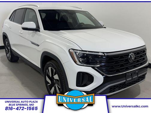 White 2025 Volkswagen Atlas Cross Sport 2.0T SE w/Technology 4MOTION