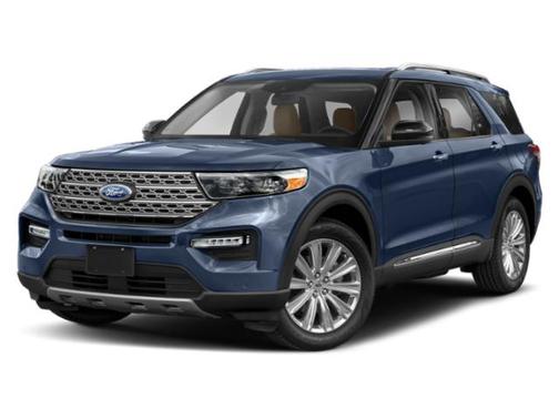 Stone Blue Metallic 2022 Ford Explorer Limited