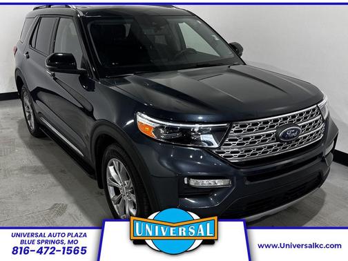 Stone Blue Metallic 2022 Ford Explorer Limited