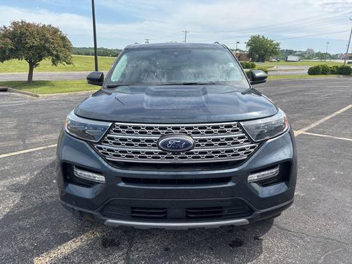 Stone Blue Metallic 2022 Ford Explorer Limited