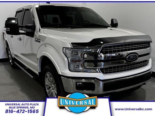 White Platinum Metallic Tri-Coat 2019 Ford F-150 Lariat