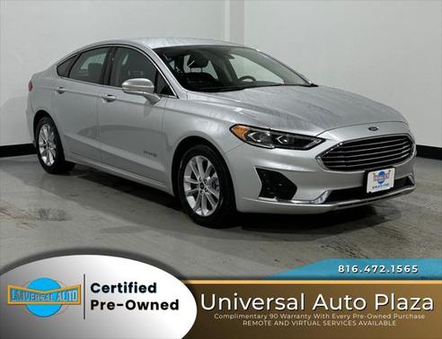 Ingot Silver Metallic 2019 Ford Fusion Hybrid SEL