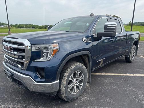 Blue 2021 GMC Sierra 1500 SLE