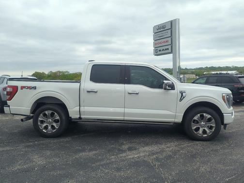 White 2021 Ford F-150 Platinum