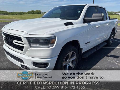 Ivory White Tri-Coat Pearlcoat 2019 RAM 1500 Rebel