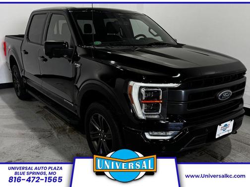 Agate Black Metallic 2022 Ford F-150 Lariat Truck