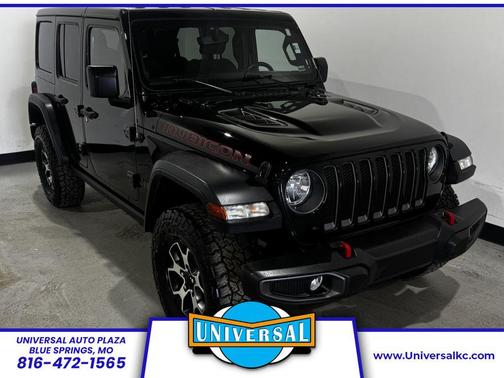 Black Clearcoat 2022 Jeep Wrangler Unlimited Rubicon