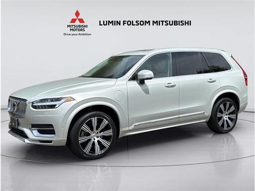 Birch Light Metallic 2021 Volvo XC90 Recharge Plug-In Hybrid T8 Inscription 7 Passenger