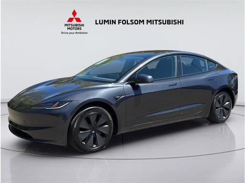 Stealth Grey 2025 Tesla Model 3 Long Range