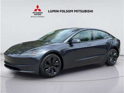 Stealth Grey 2025 Tesla Model 3 Long Range