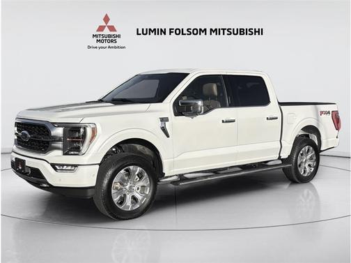 Star White Metallic Tri-Coat 2023 Ford F-150 Platinum