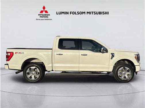 Star White Metallic Tri-Coat 2023 Ford F-150 Platinum