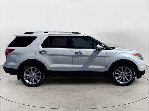 White Platinum Metallic Tri-Coat 2014 Ford Explorer Limited