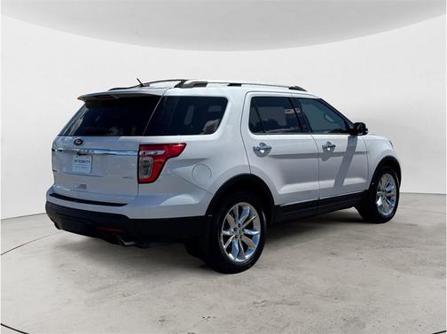 White Platinum Metallic Tri-Coat 2014 Ford Explorer Limited