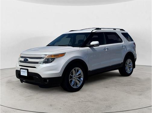 White Platinum Metallic Tri-Coat 2014 Ford Explorer Limited