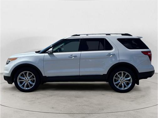 White Platinum Metallic Tri-Coat 2014 Ford Explorer Limited