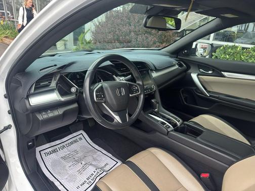 White Orchid Pearl 2017 Honda Civic Touring