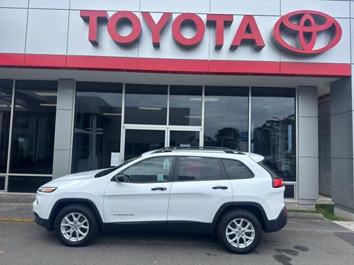 Bright White Clearcoat 2016 Jeep Cherokee Sport