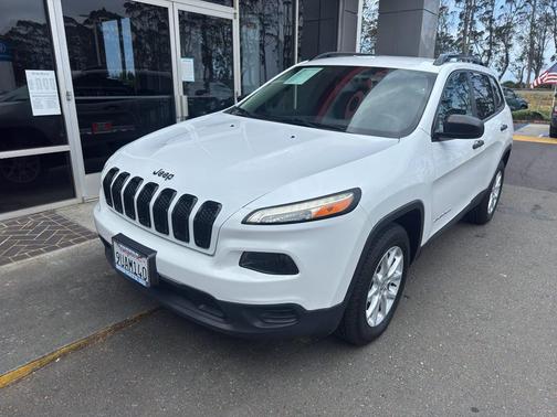 Bright White Clearcoat 2016 Jeep Cherokee Sport